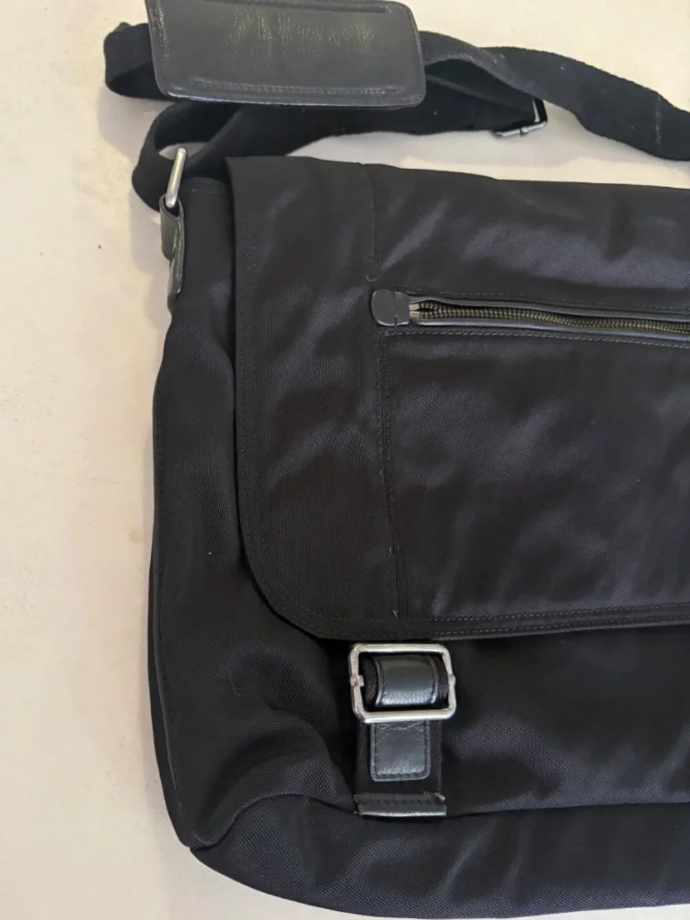 Banana Republic Messenger Bag Black Adjustable Strap NWT